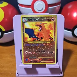 Pokemon TCG Japanese Charizard Neo Premium File 2 Promo Pocket Monsters #006 LP - Image 1