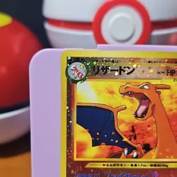 Pokemon TCG Japanese Charizard Neo Premium File 2 Promo Pocket Monsters #006 LP - Image 3