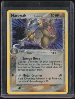 2005 Pokemon EX Delta Species Holo #10 Marowak - Image 1