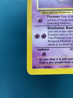 Pokemon TCG: Mew Promo 8 Non-Holo WOTC Black Star Promo MP - Image 4