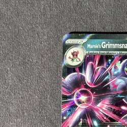 Pokemon Marnie’s Grimmsnarl EX Destined Rivals 136/182 Double Rare Holo LP - Image 3