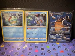 Pokemon TCG Blastoise GX Unbroken Bonds SM189 Promo Wartortle Squirtle!!!!! LP+ - Image 1