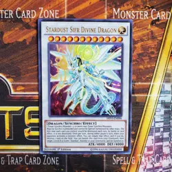 1x Stardust Sifr Divine Dragon - Ultra Rare - SHVI-EN096 - 1st Ed - LP - Image 1