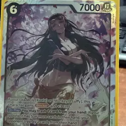 Bandai Nico Robin OP12-087 Legacy of the Master SR Foil Character 6 Cost 7000 EN - Image 2