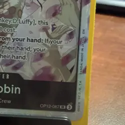 Bandai Nico Robin OP12-087 Legacy of the Master SR Foil Character 6 Cost 7000 EN - Image 3