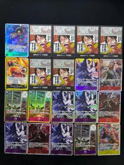 2025 One Piece TCG Japanese OP15-032 SR Brook Monkey D Luffy Holo Lot*20 FN45 - Image 2