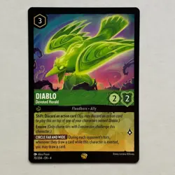 Diablo 70/204 Disney Lorcana Ursula's Return Regular Legendary Card NM - Image 1