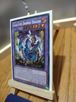 Yu-Gi-Oh Card Snake-Eyes Doomed Dragon SUDA-EN035 Secret Rare 1st Edition Dragon - Image 2