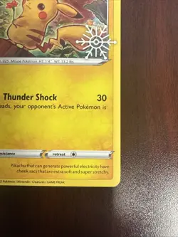 Pikachu - (Holiday Calendar) SWSH153 SWSH: Sword & Shield Promo Cards Holo - Image 4