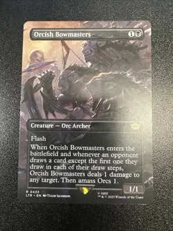 Orcish Bowmasters (Borderless) the Lord of the Rings 0433 Regular Rare NM JL - Image 1