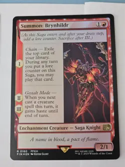 MTG - Summon: Brynhildr FOIL - Final Fantasy - Image 1