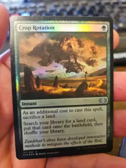 MTG - Crop Rotation - Double Masters - NM - Foil - Image 1