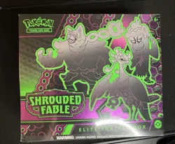 Pokemon TCG Scarlet Violet Shrouded Fable ETB Elite Trainer Box Factory Sealed - Image 1