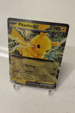 Pokemon Pikachu Ex 028/131 Sv: Prismatic Evolutions Double Rare Holo 190 HP - Image 3