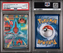 Pokemon 2025 Rotom ex 126/094 Me02 Phantasmal Flames SIR Holo PSA 10 - Image 3