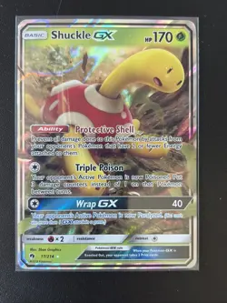 Shuckle GX 17/214 Holo GX Rare Lost Thunder Pokemon NM/M 519-55 - Image 1