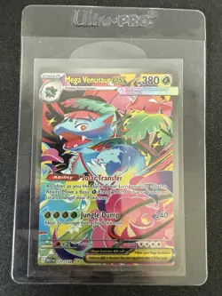 Pokemon TCG Mega Venusaur EX 177/132 Me01: Mega Evolution Special Rare Holo - Image 1