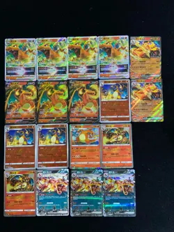 2025 Pokemon TCG S-Chinese 151 Collection Charizard Vstar RR Holo Lot*18 YV34 - Image 1