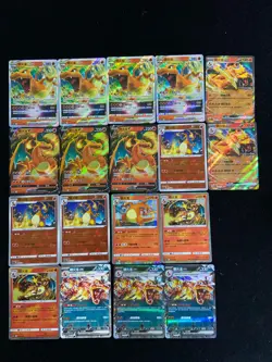 2025 Pokemon TCG S-Chinese 151 Collection Charizard Vstar RR Holo Lot*18 YV34 - Image 2