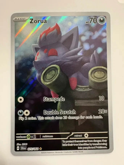 Zorua 075/064 Illustration Rare Shrouded Fable Pokemon Near Mint - Image 2