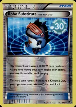Pokemon TCG Reverse Holo Robo Substitute XY - Phantom Forces 102/119 - Image 1