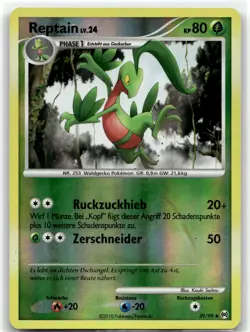 Grovyle 39/99 Uncommon Arceus Pokemon Reverse Holo HP - Image 1