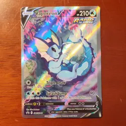 Pokemon TCG Vaporeon V SWSH181 Sword & Shield Promo Holo EN 2021 210 HP - Image 1