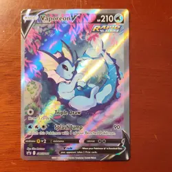 Pokemon TCG Vaporeon V SWSH181 Sword & Shield Promo Holo EN 2021 210 HP - Image 2