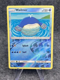 Pokemon TCG Wailmer Sun & Moon: Guardians Rising 29/145 Reverse Holo Common LP - Image 1