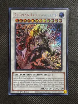YuGiOh! - Despian Luluwalilith RA05-EN042 Secret Rare 1st Edition Near Mint - Image 1