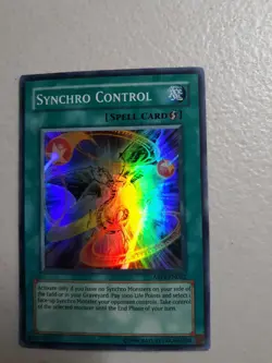 1x Yugioh Synchro Control Super Rare ABPF-EN062 Lightly Played Free Shipping - Image 1