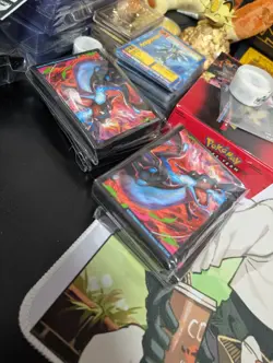 Pokemon Mega Charizard X UPC Card Sleeves 65 SLEEVES CT. - Image 1