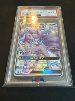 Alolan Ninetales GX SV53/SV94 Holo Pokemon PSA 10 - Image 3