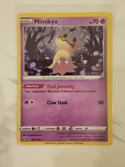 Mimikyu 81/189 Rare Holo Promo Pokemon Card 2020 Darkness Ablaze Near Mint - NM - Image 1