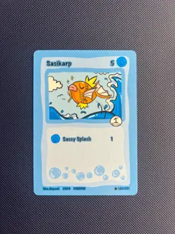 Poki Doki - Sasikarp Fan Art Card (Magikarp) 1st Edition - Image 1