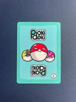 Poki Doki - Sasikarp Fan Art Card (Magikarp) 1st Edition - Image 2