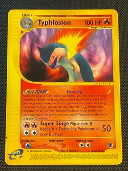 Typhlosion - 65/165 - Pokemon Expedition Non-Holo Rare Card LP - Image 1