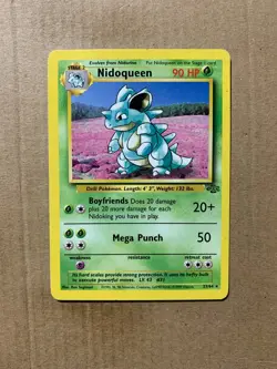 Nidoqueen 23/64 Jungle Set - Rare Pokemon Card - HP - Image 1