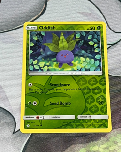 Oddish 5/214 Sun & Moon Unbroken Bonds Reverse Holo Pokemon Card NM - Image 1