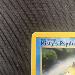 Misty's Psyduck 54/132 Uncommon 1st Edition Gym Heroes Pokemon Card MP1 - Image 2