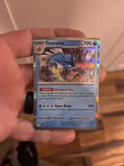 Gyarados 130/165 Holo Pokemon Card - Image 1