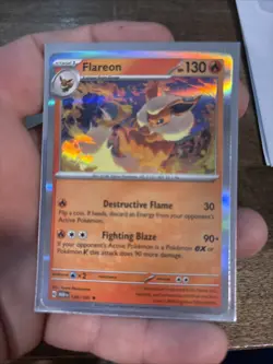 Pokemon Trading Card Game SV 151 Flareon Holo 136/155 - Image 1