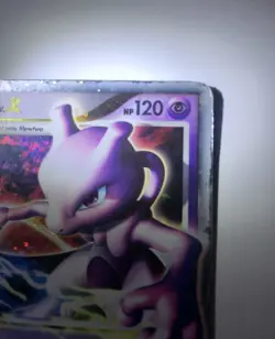 Pokemon Mewtwo LV. X DP28 Promo Black Star Cosmos Holo Card HP/DMG - Image 4