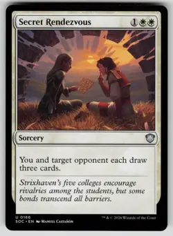 Secret Rendezvous Uncommon Commander: Secrets of Strixhaven 166 MTG NM 2026 - Image 1