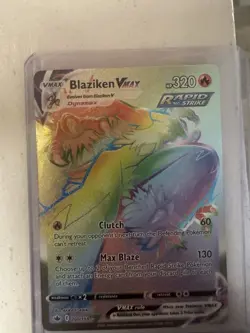 *VERY CLEAN* Pokemon Blaziken VMAX 200/198 Chilling Reign Secret Rare Full Art - Image 1