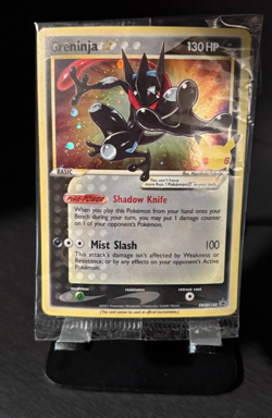 Pokemon Celebrations Greninja Gold Star Promo SWSH144 Holo SEALED - Image 1