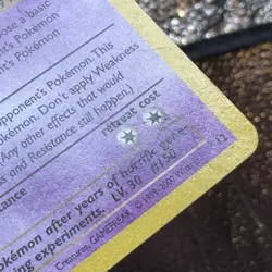 Mewtwo #12 Black Star Promo 2000 Pokemon HP Heavily Played 😈 - Image 3