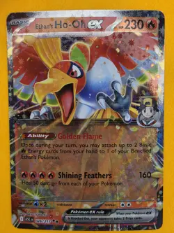 Pokemon 2026 Ascended Heros Ethan’s Ho-Oh EX# 026/217 Double Rare NM - Image 1