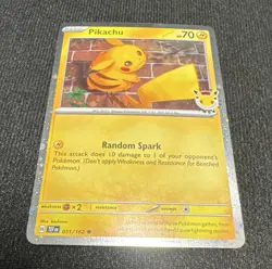 Pokemon Pikachu 051/162 EN TEF Pokemon day 2026 - Image 1