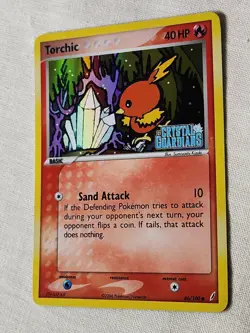 NM Torchic - Reverse Holo #66 Crystal Guardians Pokemon TCG - Image 3